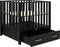 Bopita Box Kai Met Lade - 95x75 cm. - Matte Black