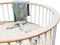 Bopita Box Rondo - Ø102 cm. - White / Natural