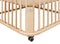 Bopita Caro box incl. wielen - Naturel