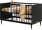 Bopita Cloë bedbank 70x140 - Mat Zwart