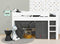 Bopita Combiflex halfhoogslaper 90x200 met schuine trap - Wit