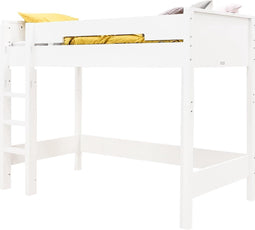 Bopita Combiflex hoogslaper 90x200 met rechte trap - Wit