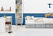 Bopita Emma bedbank 90x200 (excl. bodem) - Wit/Grijs