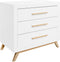 Bopita Fenna Commode 3 Laden - Wit/Naturel