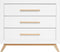 Bopita Fenna Commode 3 Laden - Wit/Naturel