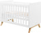 Bopita Fenna Ledikant - 60x120 cm. - Wit/Naturel