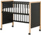 Bopita Flo co-sleeper 50x90 Flo - Mat Zwart/Natural