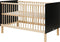 Bopita Floris bedbank 70x140 - Mat Zwart/Naturel