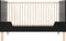 Bopita Floris bedbank 70x140 - Mat Zwart/Naturel