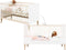 Bopita Indy bedbank 70x140 - Wit/Naturel
