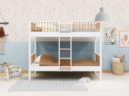Bopita Ivo stapelbed 90x200 - Wit/Naturel