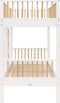 Bopita Ivo stapelbed 90x200 - Wit/Naturel