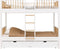 Bopita Ivo stapelbed 90x200 - Wit/Naturel