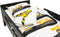 Bopita Jonne bed 90x200 incl. 2 uitvalbeschermers - Mat Zwart
