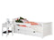Bopita Jonne bed 90x200 incl. 2 uitvalbeschermers - Wit