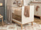 Bopita Lines bed 60x120 - Dune/Naturel