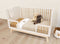 Bopita Lines bedbank 70x140 - Dune/Naturel