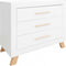 Bopita Lisa Commode Met 3 Laden - Wit/Naturel