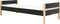 Bopita Lucas bed 90x200 - Mat Zwart/Naturel