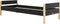 Bopita Lucas bed 90x200 - Mat Zwart/Naturel
