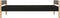 Bopita Lucas bed 90x200 - Mat Zwart/Naturel