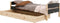 Bopita Lucas bed 90x200 - Mat Zwart/Naturel