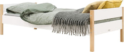 Bopita Lucas bed 90x200 - Wit/Naturel
