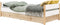 Bopita Lucas bed 90x200 - Wit/Naturel