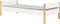 Bopita Lucas bed 90x200 - Wit/Naturel