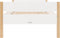 Bopita Lucas bed 90x200 - Wit/Naturel