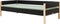 Bopita Lucas bedbank 90x200 - Mat Zwart/Naturel