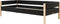 Bopita Lucas bedbank 90x200 - Mat Zwart/Naturel