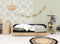 Bopita Lucas bedbank 90x200 - Mat Zwart/Naturel