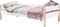 Bopita Lucas bedbank 90x200 - Wit/Naturel
