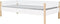 Bopita Lucas bedbank 90x200 - Wit/Naturel
