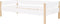 Bopita Lucas bedbank 90x200 - Wit/Naturel