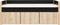 Bopita Lucas compactbed 90x200 met 3 opbergbakken - Mat Zwart/Naturel