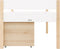 Bopita Lucas compactbed 90x200 met 3 opbergbakken - Wit/Naturel