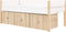Bopita Lucas compactbed 90x200 met 3 opbergbakken - Wit/Naturel