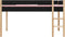 Bopita Lucas halfhoogslaper 90x200 - Mat Zwart/Naturel