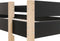 Bopita Lucas halfhoogslaper 90x200 - Mat Zwart/Naturel