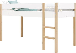 Bopita Lucas halfhoogslaper 90x200 - Wit/Naturel