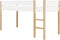 Bopita Lucas halfhoogslaper 90x200 - Wit/Naturel