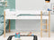 Bopita Lucas halfhoogslaper 90x200 - Wit/Naturel