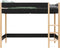 Bopita Lucas hoogslaper 90x200 - Mat Zwart/Naturel