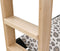 Bopita Lucas stapelbed 90x200 - Mat Zwart/Naturel