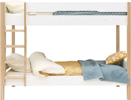 Bopita Lucas stapelbed 90x200 - Wit/Naturel