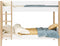 Bopita Lucas stapelbed 90x200 - Wit/Naturel