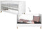 Bopita Lynn bedbank 70x140 - Wit/Naturel