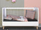 Bopita Lynn bedbank 70x140 - Wit/Naturel